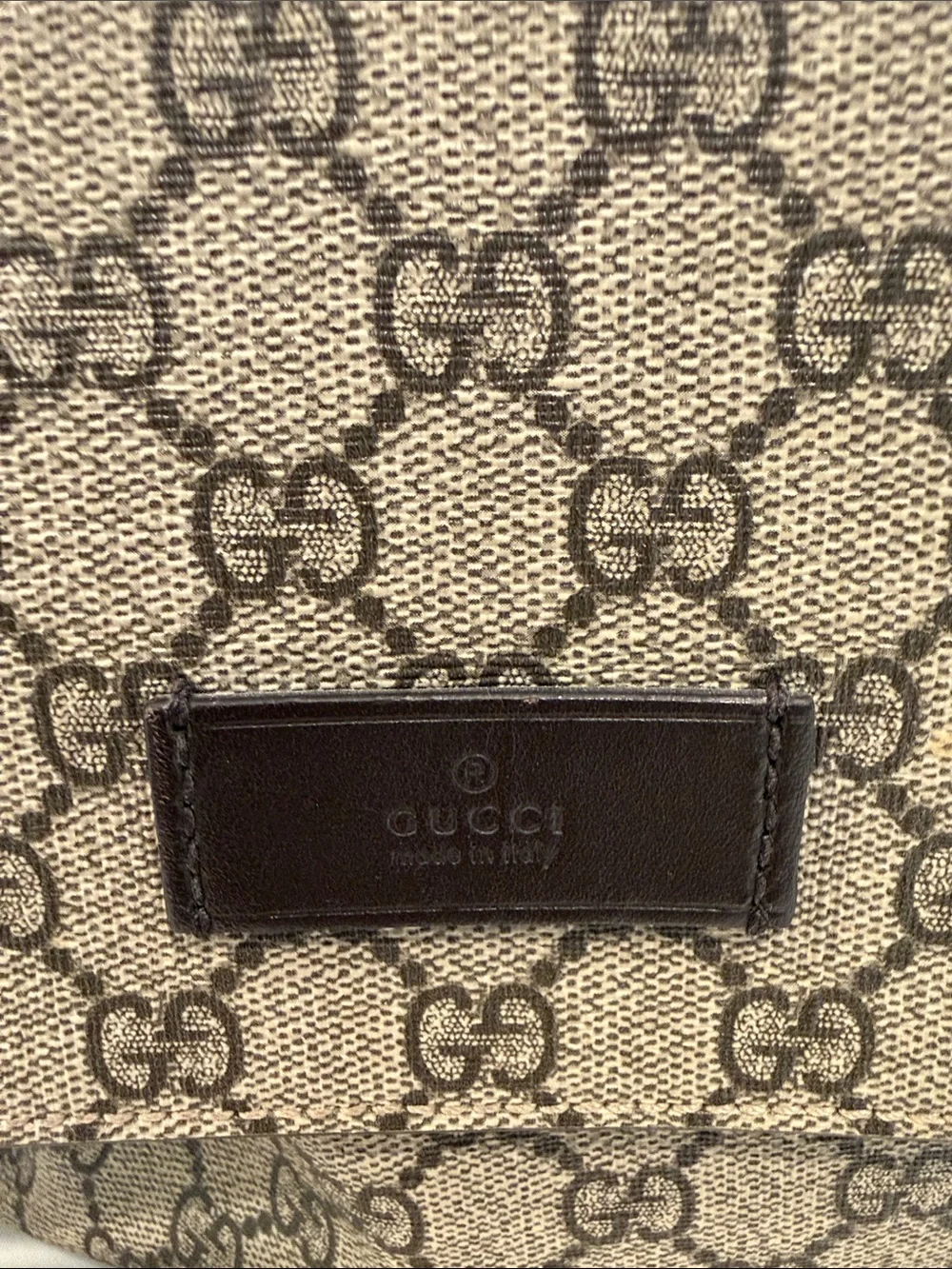 Gucci Brown GG Supreme Changing Bag
